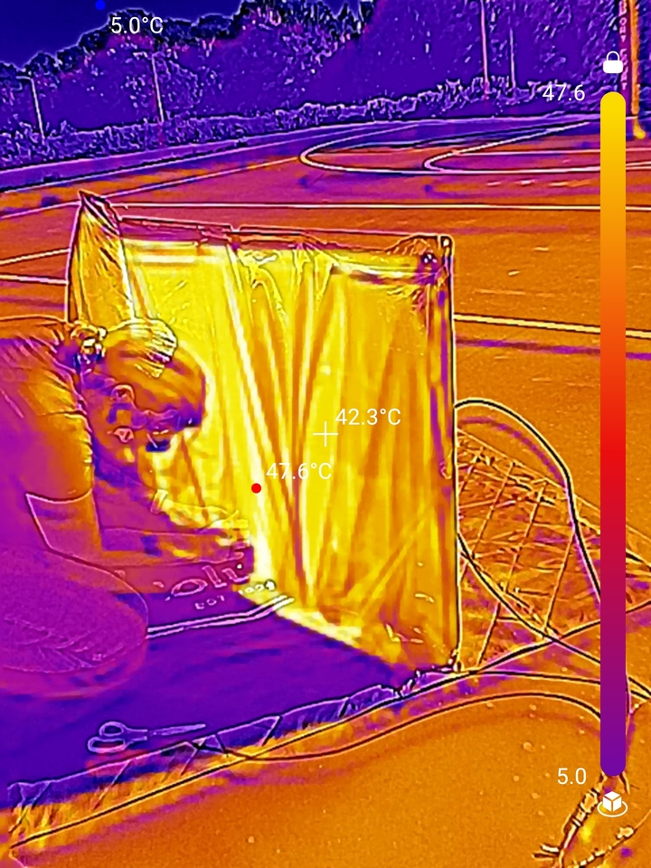 Thermal: garbage bag blocking bifacial back, May 4